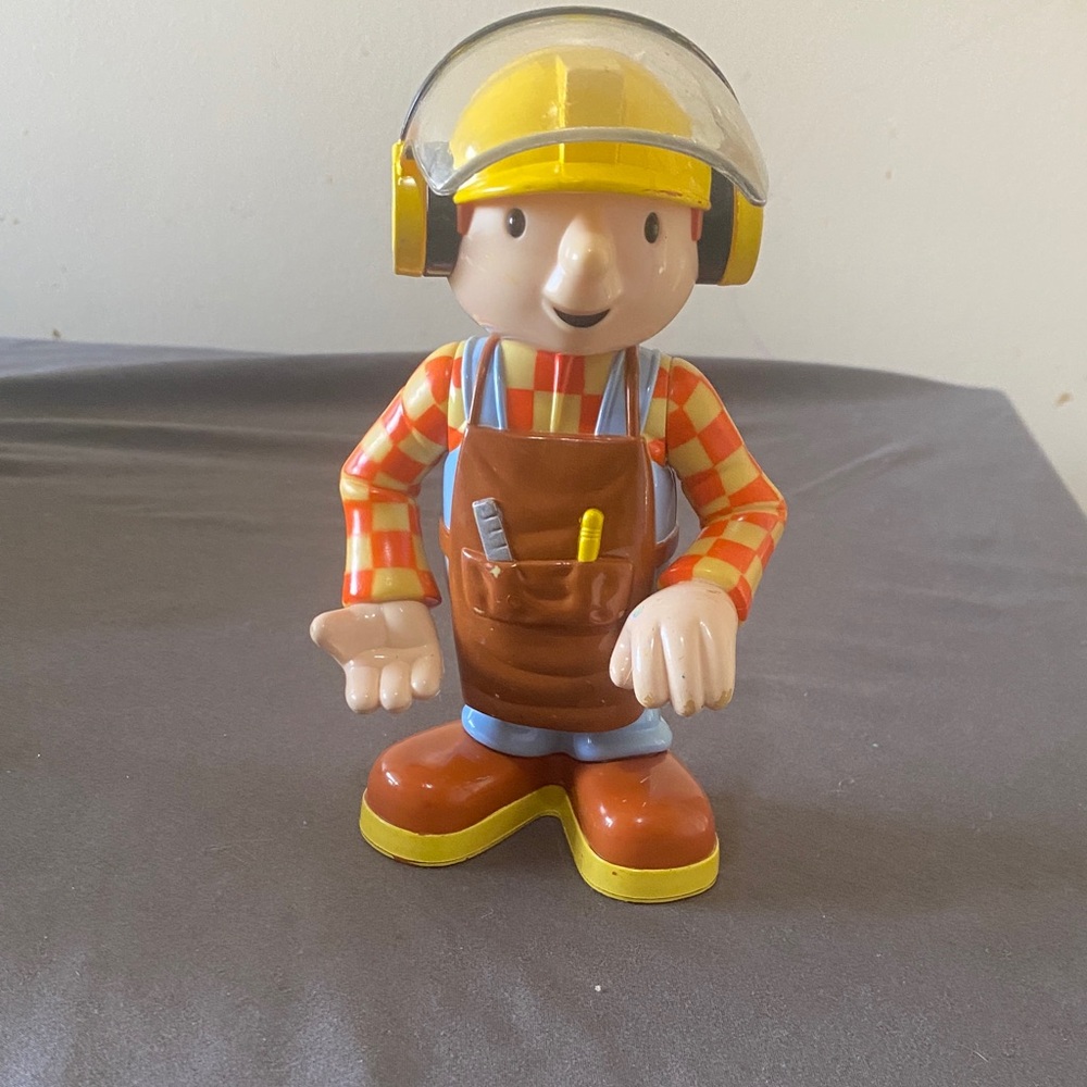 Vintage 2001 Bob the Builder Adventure Bob 6" Figure with Workbench – Hasbro